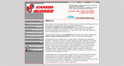 Desktop Screenshot of canadianblower.com